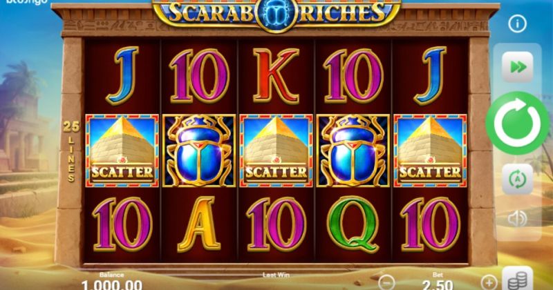 Play in Scarab Riches slot online from Booongo for free now | www.llanon.com