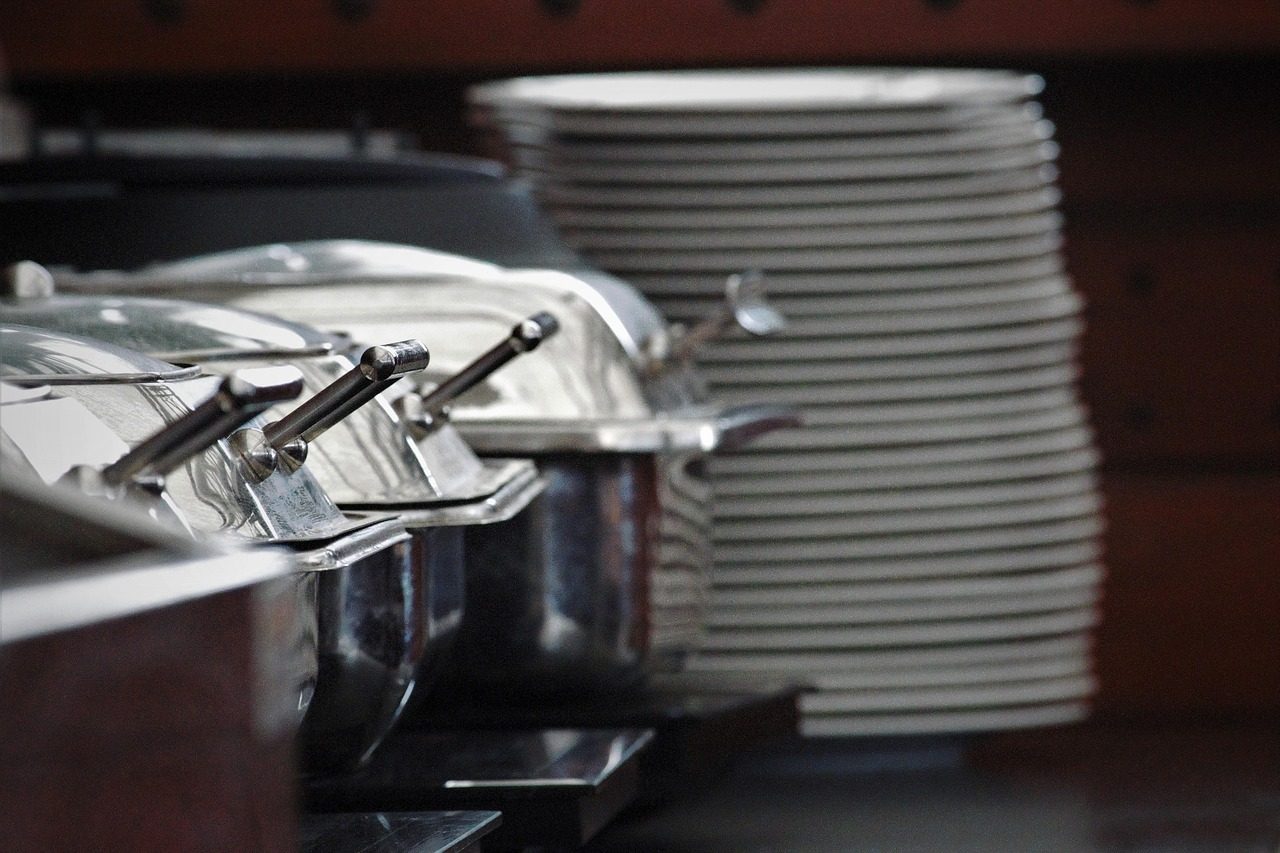Professional catering event food service
