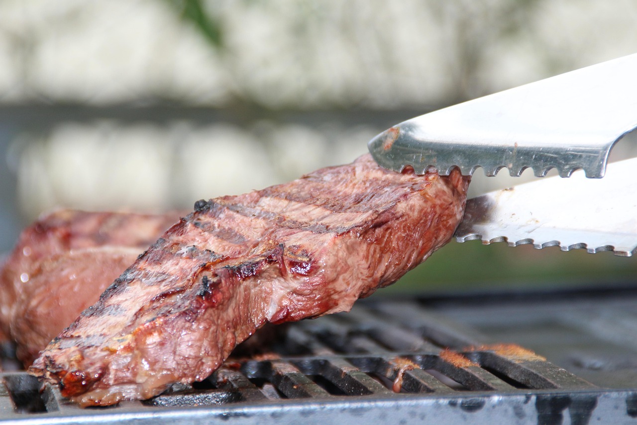 Premium grilled steak preparation